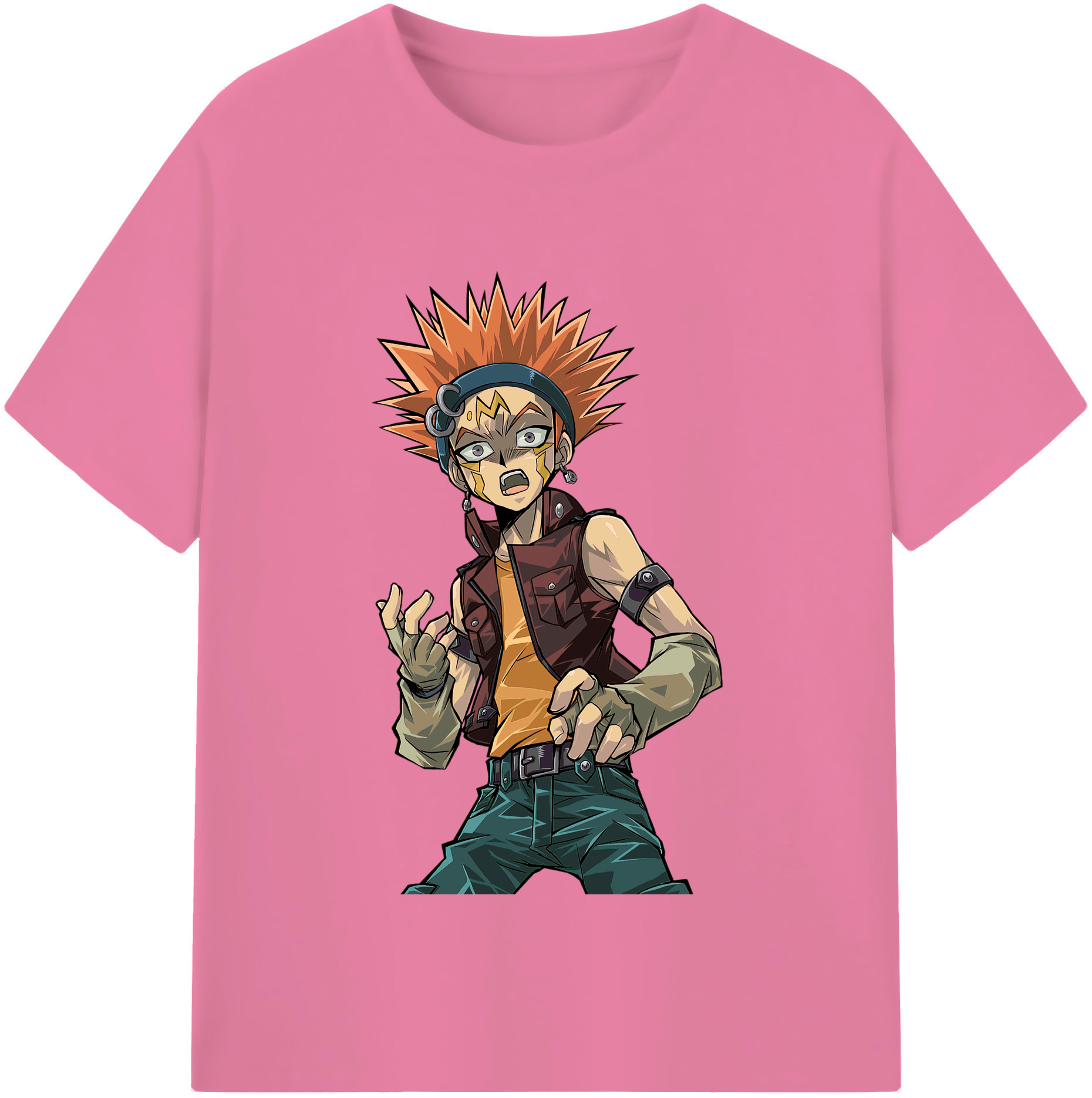 （画像用） 遊☆戯☆王 Yu-Gi-Oh! 綿100％半袖Tシャツ（フロントプリント）